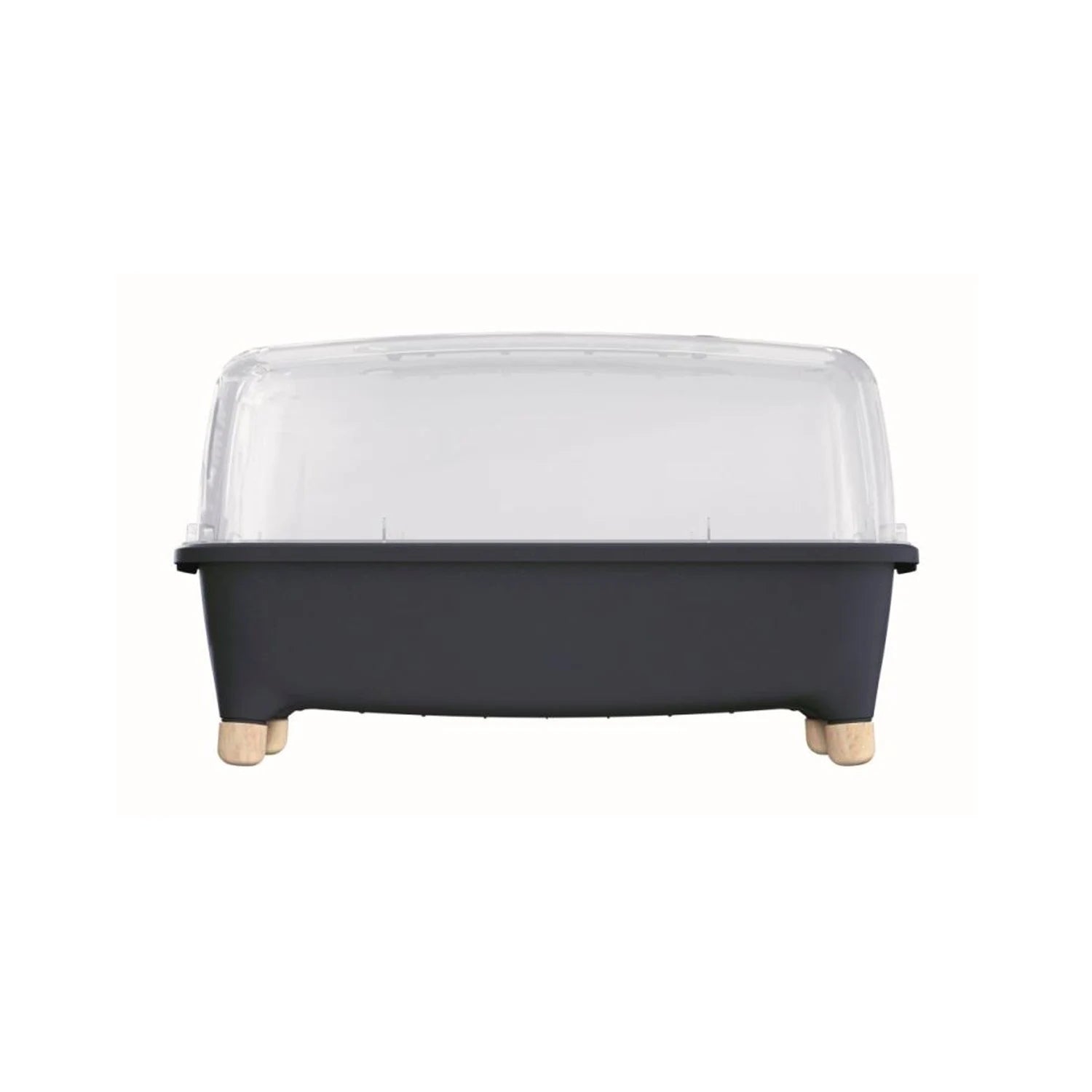 Home garden/Low planter with polycarbonate lid to protect your plants L Prosperplast Respana Planter Wood Low Set plastic in