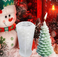DIY Large Cedar Christmas Tree Scented Candle Molds Silicone Resin Casting Mold for Aromatherapy Candles Wax Gift Decoration