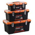 KSEIBI High Quality Plastic Tool Box/steel Lock 3pc Thickened Folding Storage Box