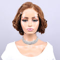 5x5 4-30# Short Bob for Lace Frontal Wigs 10 Inch Egg Curly Brazilian Bob 100% Human Hair for Women