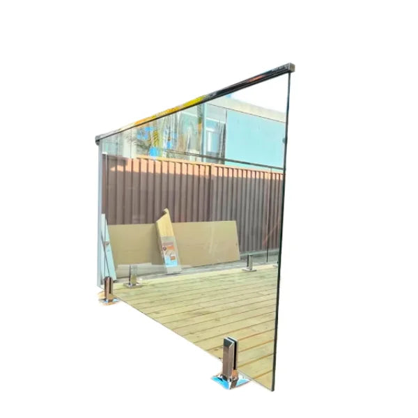 Stainless steel glass railing faucet base bracket for outdoor balcony of villa and outdoor staircase handrail accessories