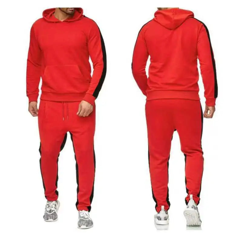Custom 100% Cotton Oversized 3D for Puff Print Flared Sweatpants and Hoodie Two-Piece Fleece Tracksuit Set for Men for Winter