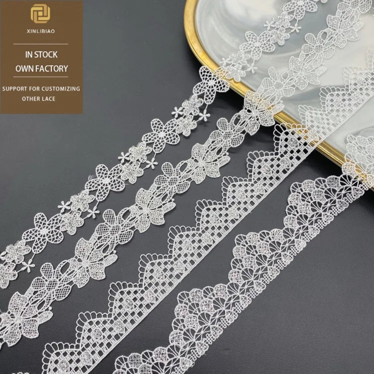 Lace Accessories Embroidered Sequins Lace Clothing Home Fabrics Fashion Accessories Sequins Barcodes Water-soluble Lace