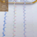 Mesh Lace Embroidery Fabric Water-Soluble 100% Polyester Customizable Color for Home Decor & Clothing Accessories