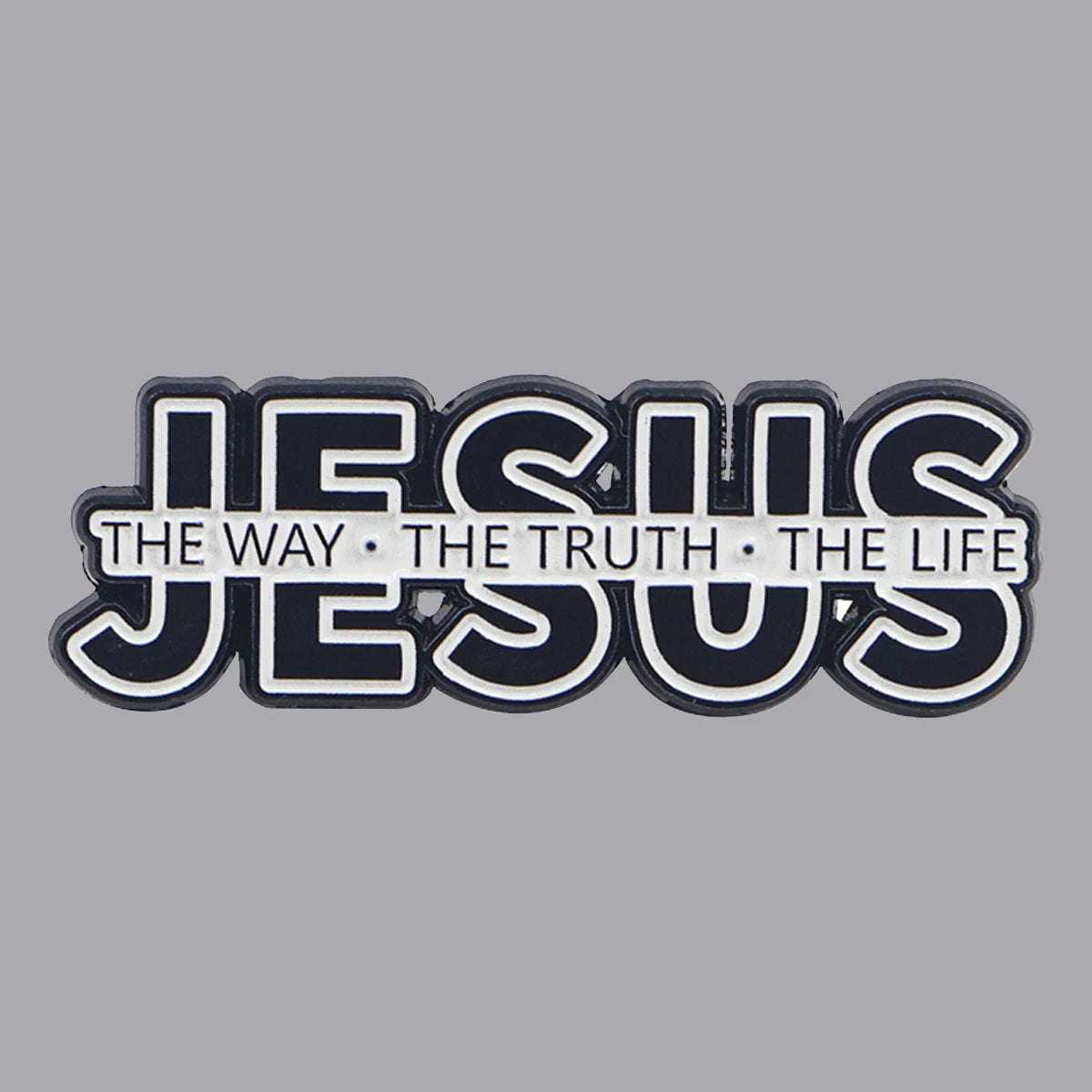 JESUS Way Truth Life Christian Enamel Pin Brooch Pines Lapel Pins Badge on Backpack Clothing Accessories Fashion Jewelry Gifts MegaBDM