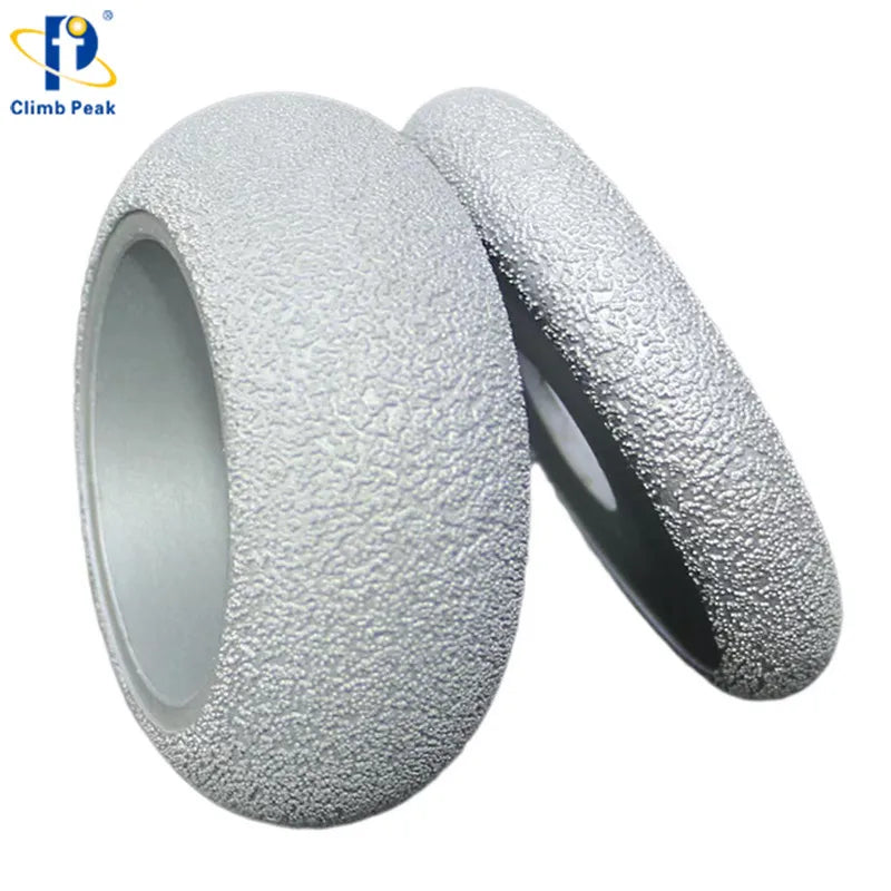 Handcrafted Edges Diamond Polishing Wheel Marble Granite Ceramic Grinding Disc Brazed Rome Shape Profile Abrasive Wheel