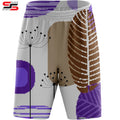 Double Layer Sublimation Print Embroidered 100% Polyester Eco-Friendly Waterproof Breathable Men's Gym Sports Shorts