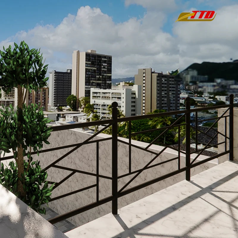 Custom wrought iron balcony railings enhance your look with strong style and unique handcrafted designs that are durable