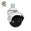 M12 Threaded Furniture Casters Screw-In Swivel Castor Wheel Trolley Cabinet Roller Ball for Cart and Cabinet