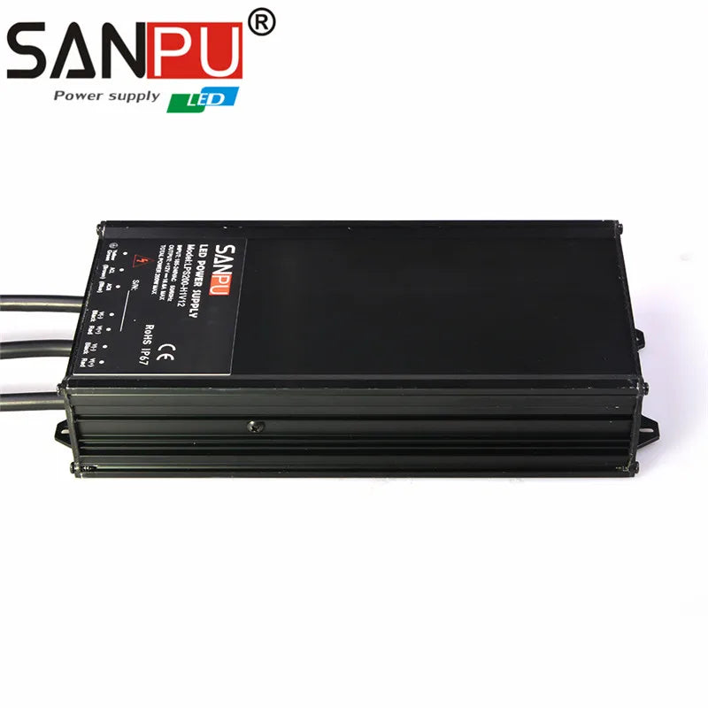 600W Rainproof Aluminum LED Power Supply CFX CE ROHS Certified LED Power Supply Waterproof IP65 OEM/ODM LED Driver