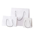 High Quality White Gift Paper Bags Custom logo Clothing Box Packaging Shipping Kraft Paper Bags
