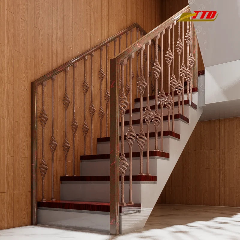 Modern Iron & Steel Stair Railings Sleek Design for Contemporary Homes Offices Villas Luxury Architectural Projects