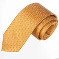 Exve Exclusive Golden Zigzag Handmade Necktie From Turkey