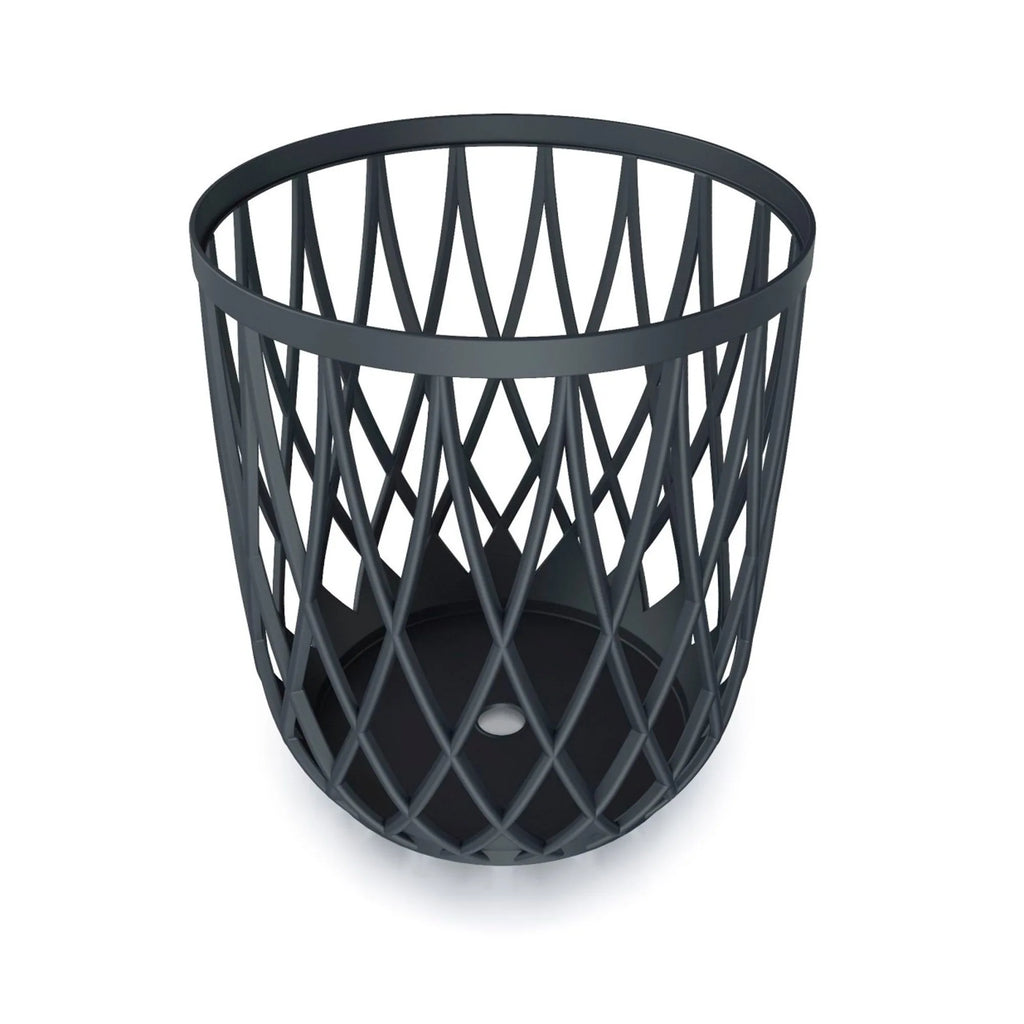 Prosperplast Uniqubo 55L Multifunctional Basket in Anthracite Plastic 44.7 (length) x 44.7 (width) x 45 (height) cm