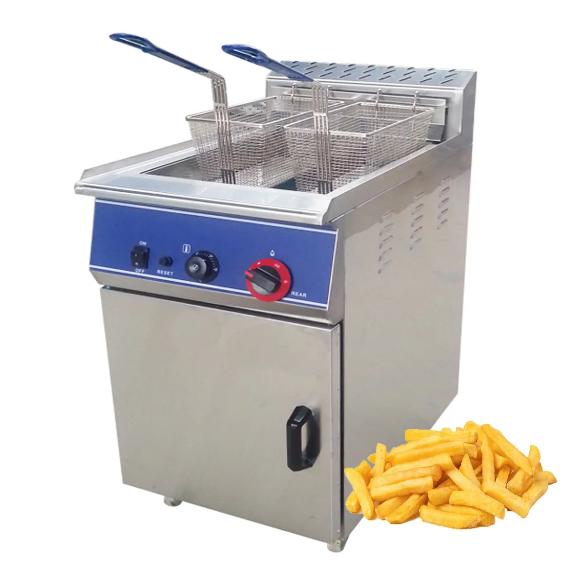 Commercial Restaurant Gas Fryer Industrial Gas Doughnut Chips Fried Chicken Fryer