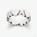 Wholesale S925 Sterling Silver butterfly Designer Cute Elegant Luxury Fashion Jewelry Rings for Women Daily Wear