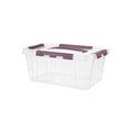 4.2 liter storage box lid with handle 29x19x12.4 Hubert Grey collection