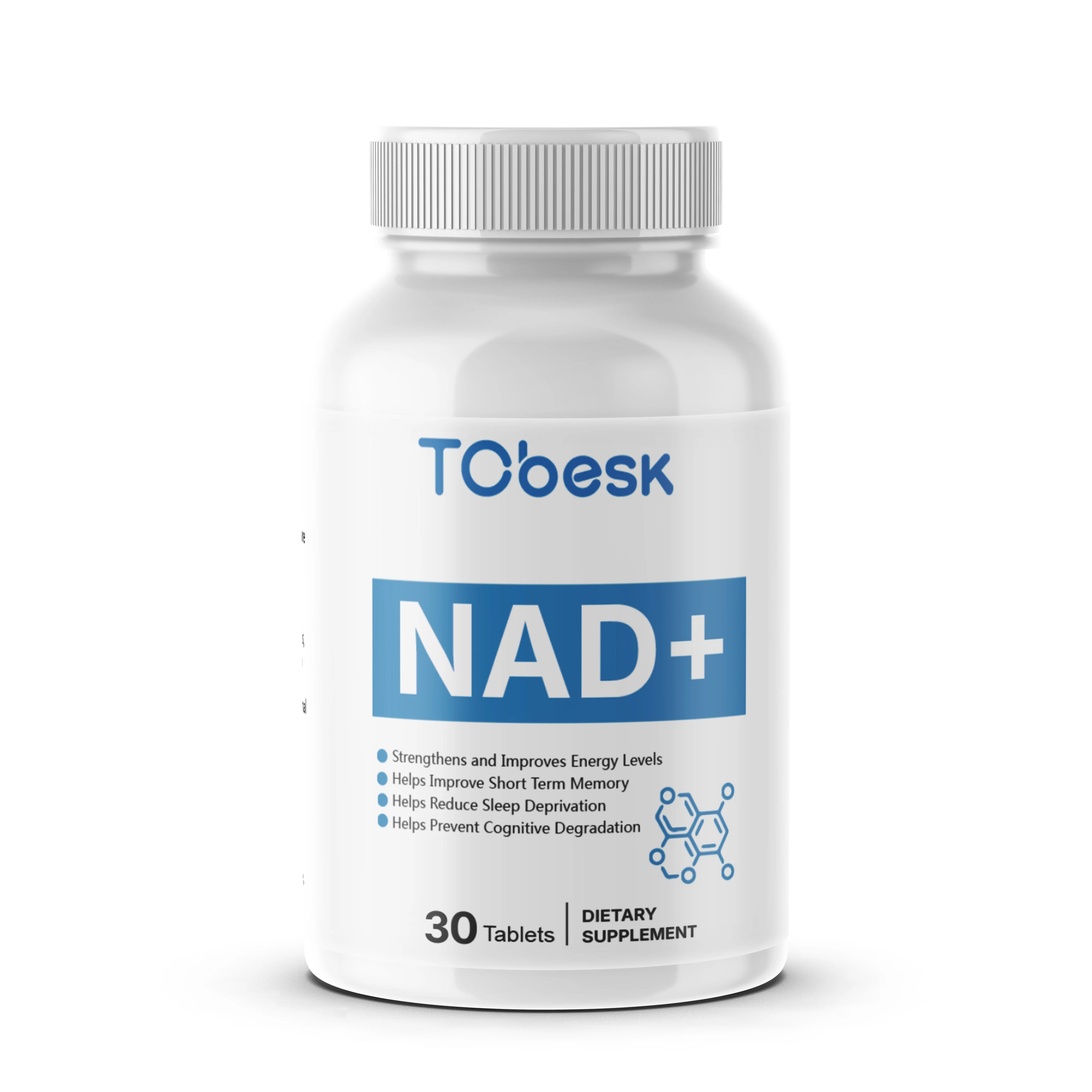 Hot Sell 100% Natural Vegan Dietary Supplements for Adult Energy& Vitality Maintain TCbesk NAD Tablets
