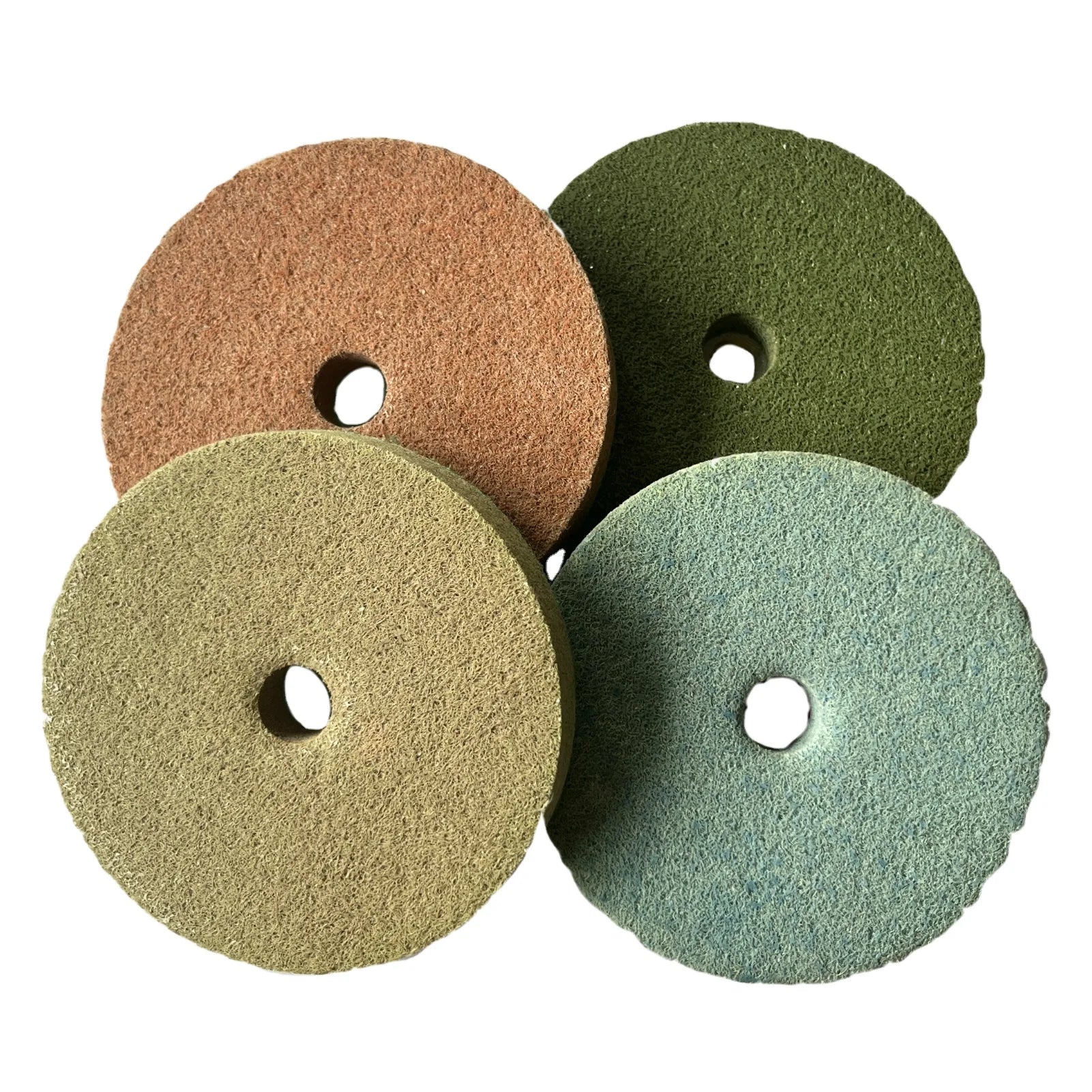 OUDO High Quality 4 Inch 75mm Dry Diamond Magnesite High Hardness Abrasive Disc OEM for Granite Marble Quartz Terrazzo