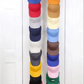 Perfect Curve Cap Rack FAV Hat Racks Hold up to 40 Caps Over Door Organizer for Baseball Hat