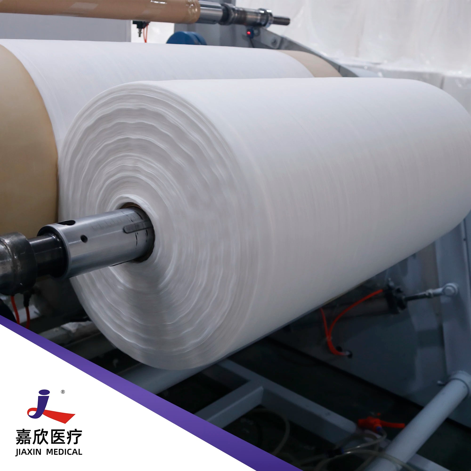 Spunlace Nonwoven Fabric Roll - Soft & Absorbent Cotton Roll Raw Material for Makeup Cotton Rounds Facial Pads
