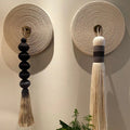 Minimalist Home Ornament Circular Woven Wall Decor with Tassels for Stylish Spaces MegaBDM