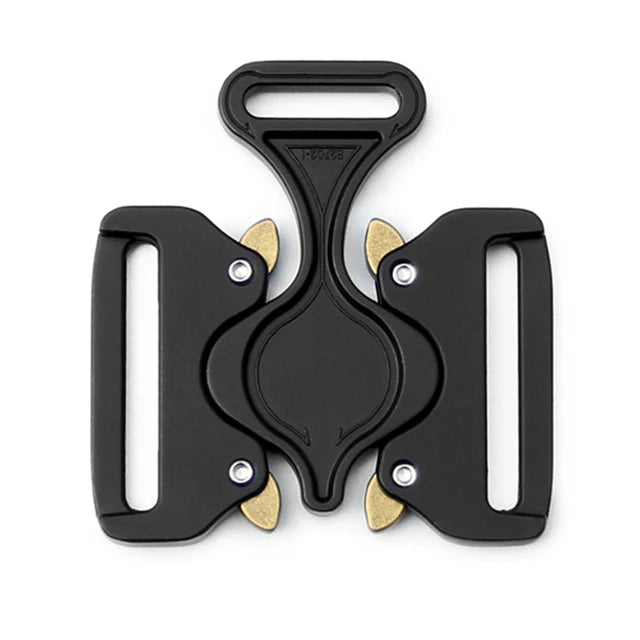 27mm/38mm/45mm Metal Buckles Alloy Double Release Hook Safety Belt Buckle DIY Adjustable Outdoor Sports Belt Accessories MegaBDM