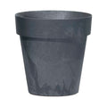 CUBE BETON EFFECT 1.2L. flower pot dimensions (mm) 140x140x124 Anthracite color