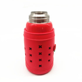 EVA Anti-Slip Glass Bottle Sleeve Reusable Silicon Rubber Cover Anti-Full Water Bottle Accessory