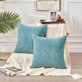 Decorative Square Throw Pillow Covers Super Soft Farmhouse Fall Pillowcase Bedroom Sofa Couch Cushion Cover Chenille Pillow case