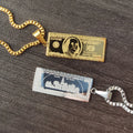 Gold Stainless Steel Rich Dollars Bill One Million Us Money Pendant Necklace Pendant Mens Necklace Hip Hop Dollar Sign Necklace