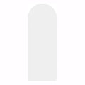 Sansd White Luxury Oval Shaped Arch PU  Mat Anti Slip Custom Design Rubber Arched Yoga Mat Eco Friendly Natural Pu Yoga Mat