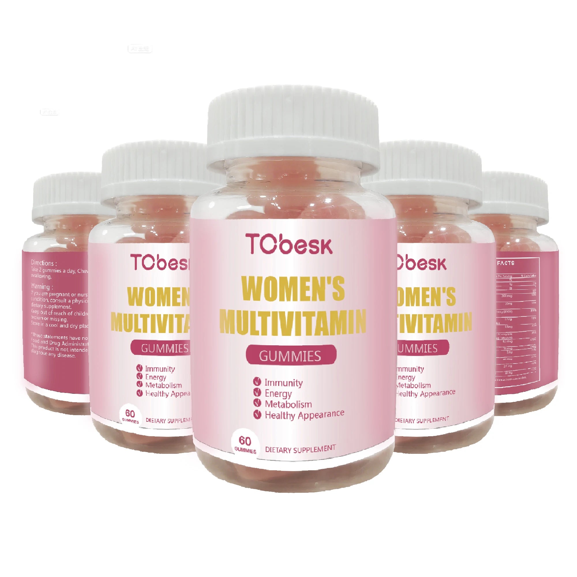 Non-GMO TCbesk Multivitamin Gummies for Women