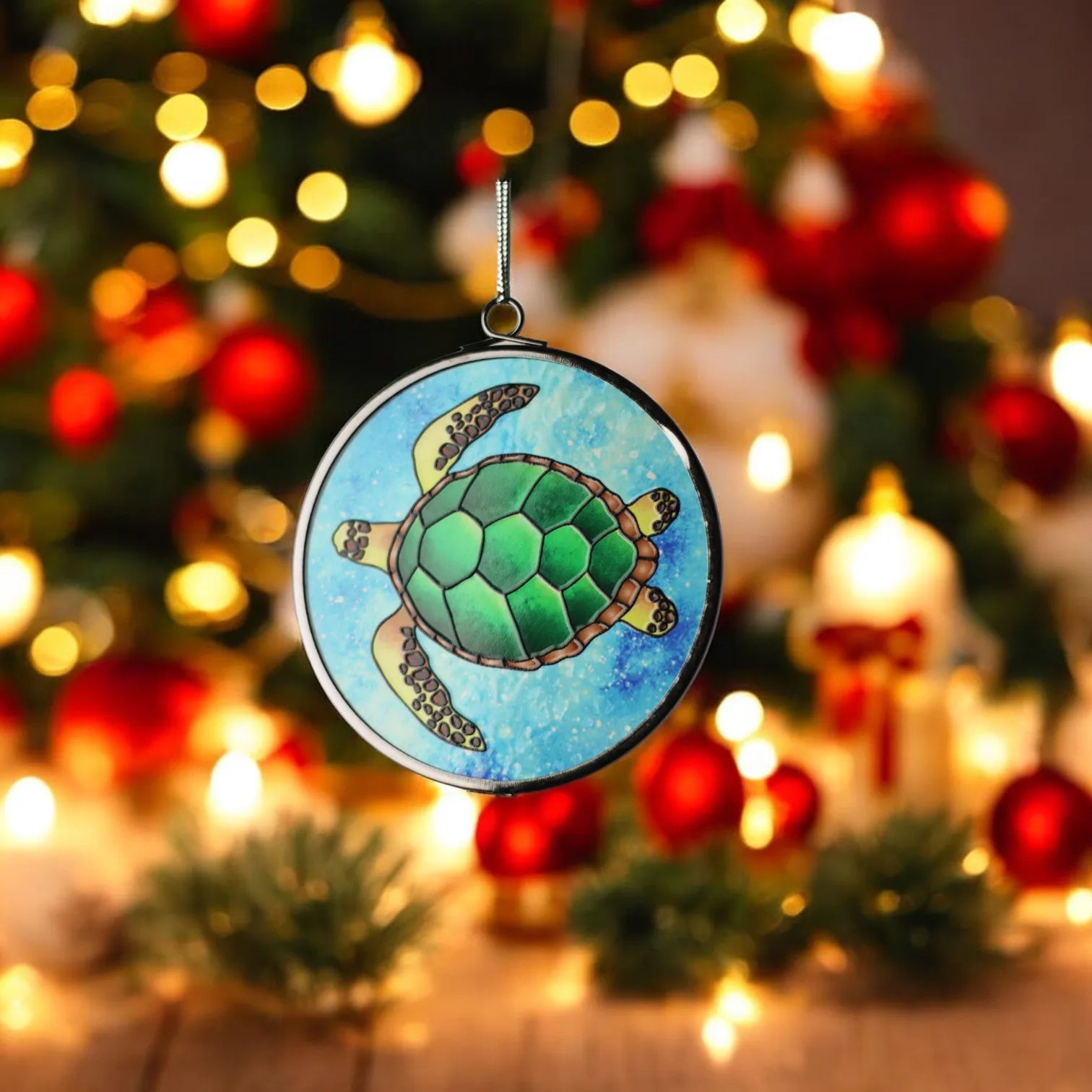 Genuine Stain Glass Ornament Stained Pool Table Light Suncatcher Kit Small Lamp Custom With Great Price