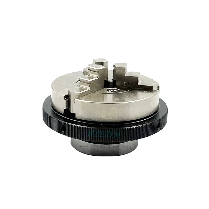 FT-02008 Manual Power 3 Jaw Scroll Chuck for EROWA Tool HE-E07094 by HPEDM Made of Steel