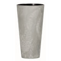 Prosperplast Tubus Slim Effect plastic tub WITH tank in Cement color 76.2 (height) x 40 (width) x 40 (depth) cms
