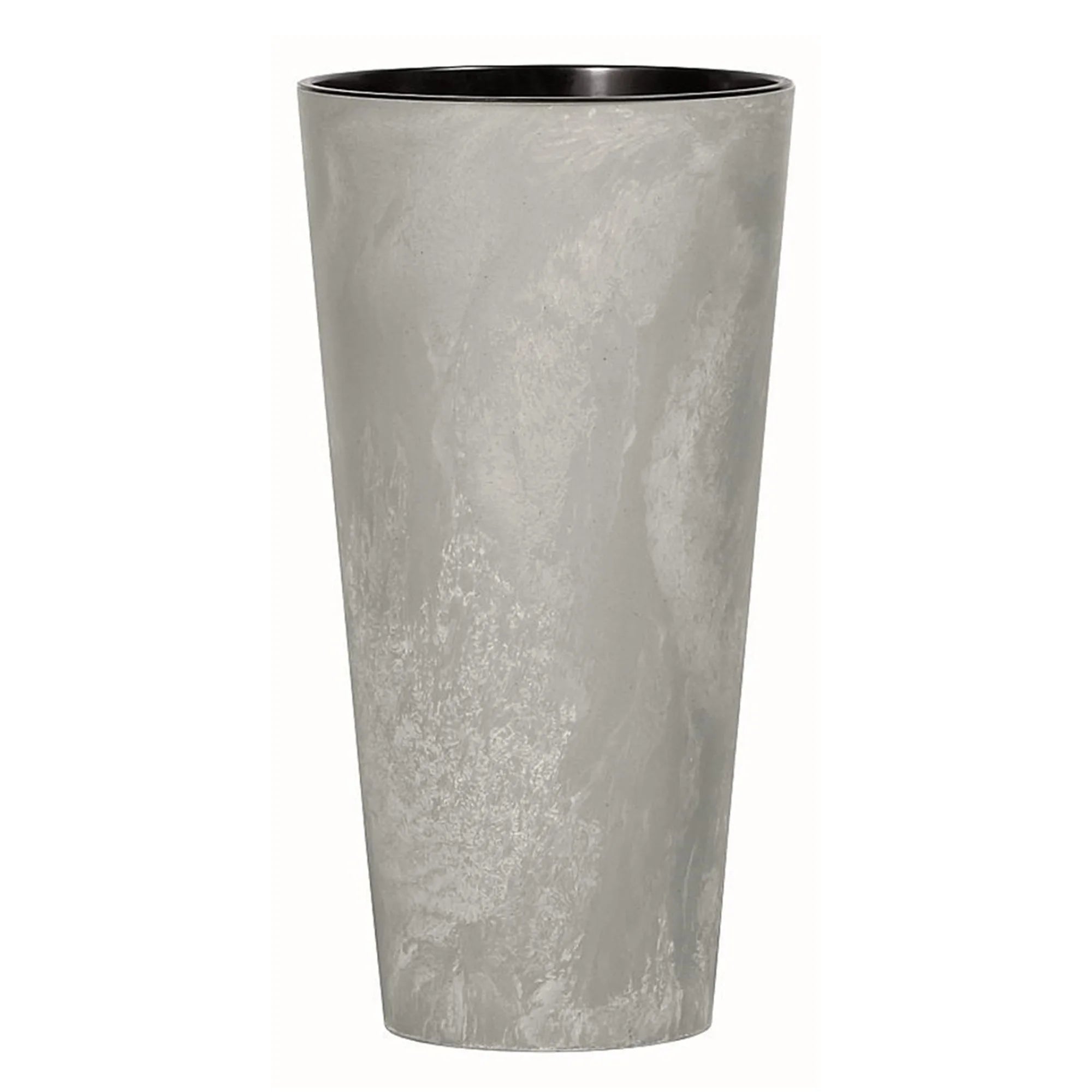 Prosperplast Tubus Slim Effect plastic tub WITH tank in Cement color 76.2 (height) x 40 (width) x 40 (depth) cms