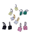 Fashion High-grade Crystal Drop Earrings for Women with Silver/18K Gold Plating Geometric Shape-Wedding & Party Occasions