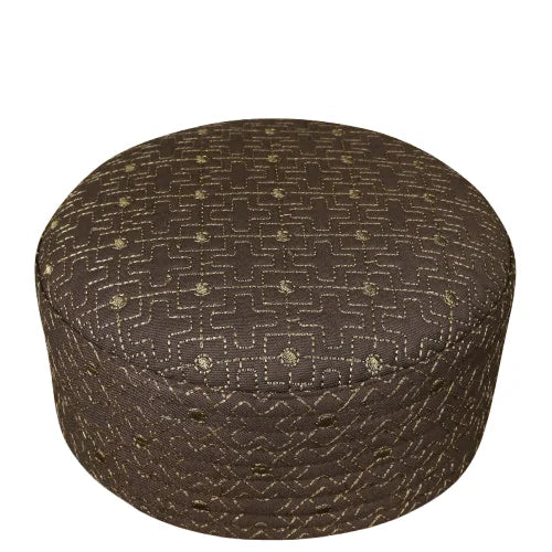 Badeel Embroidered Namaz Cap Deluxe Islamic Kufi Hat for Men Traditional Prayer Topi with Custom Logo Bulk Manufacturer