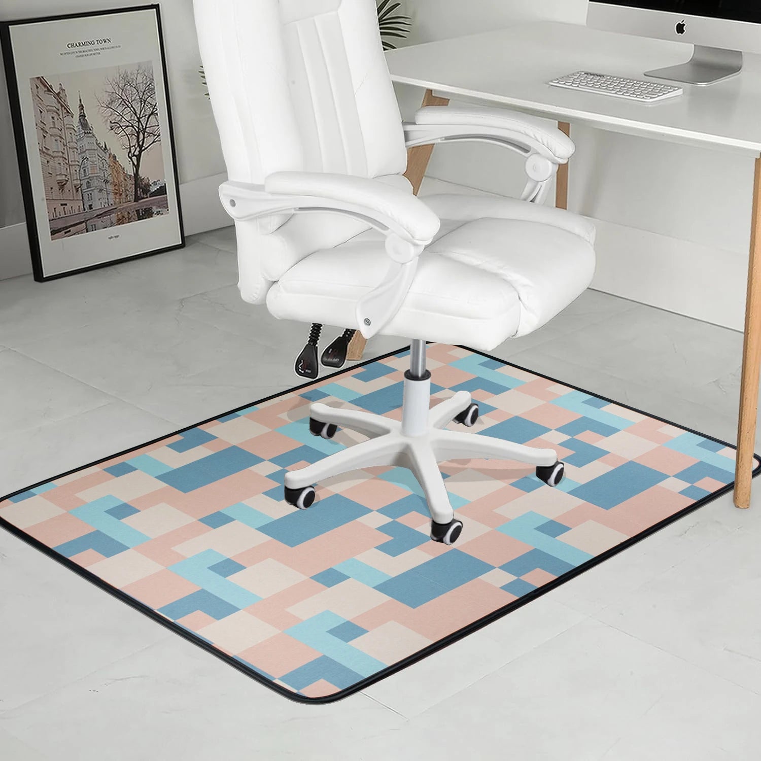 Chair Mat 48"x36" Office Chair Mat for Carpet & Hardwood Floors Floor Computer Chair Mat