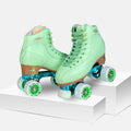 Roller Skates for Women Classic Quad Skates with Aluminum Plate PU Wheels Skating Shoes