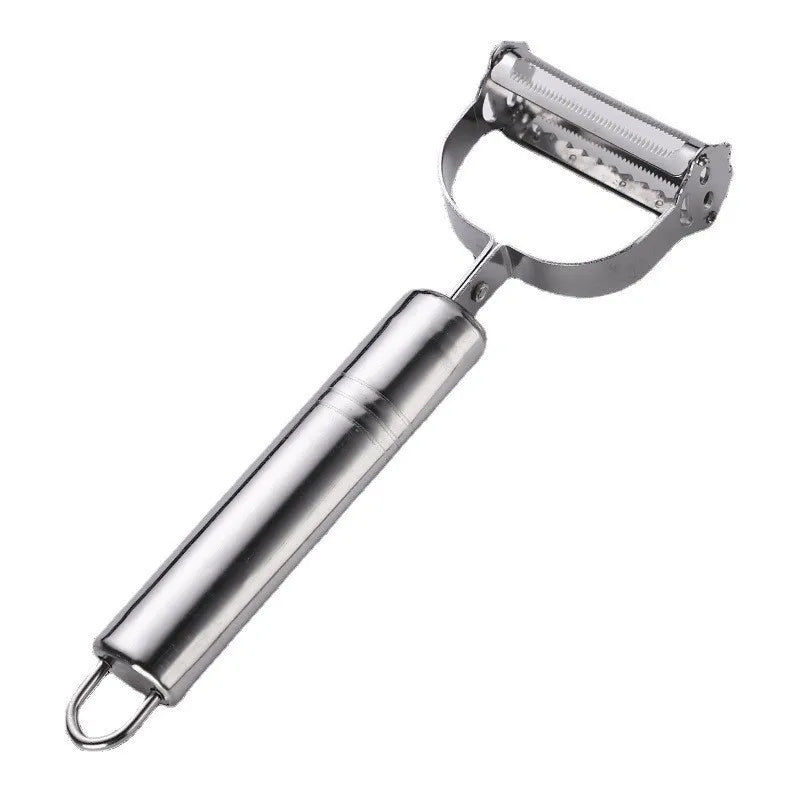 Dual-Head Kitchen Tool Vegetable Peelers Multi-Function 2 In1 Vegetable Fruit Stainless Steel Peeler