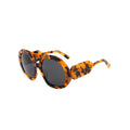 Ready Stock Di Italy Brand Design Retro Custom Logo Oversize Luxury Acetate Women Polarized Sunglasses