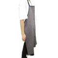 Bib Security Apron Cut-Proof Stab-Resistant Anti-Cutting Wear HHPE Material Sleeveless Kitchen & Cleaning Use High Strength Grey