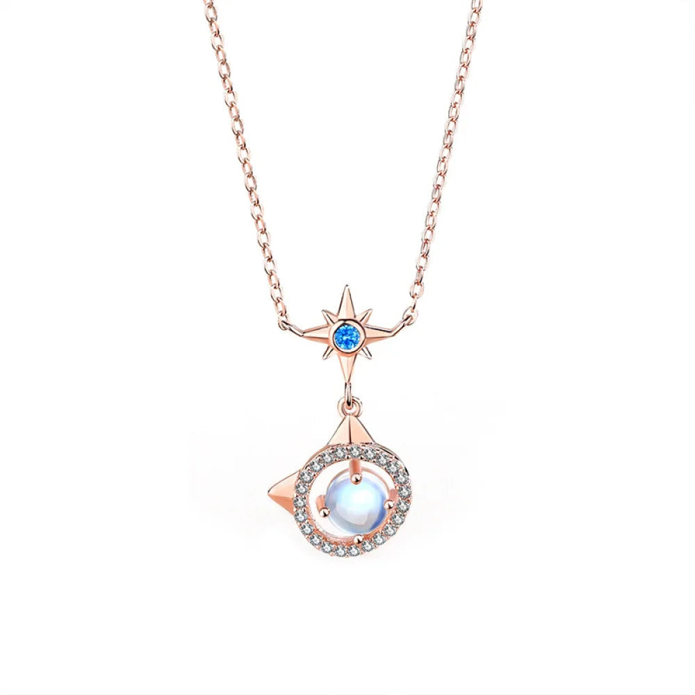 2023 New Style Popular Necklace Women Fine Jewelry Fashion Zirconia 925 Sterling Silver Chain Necklace Women for Girlfriend