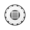 Fast Shipping From USA 4x4" Square Floor Drain Stainless Steel Shower Drain with Flange Base