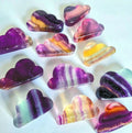 Wholesale Colorful Fluorite Cloud Ornament for Home Desktop Shelf Decorations Unique Gift Series Room Decorations Artworks MegaBDM