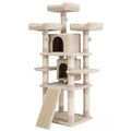 Large Size Wooden Cat Tree Firm Foldable Cat House Cat Scratching Post Self-Adhesive Cat Tower Eco-Friendly Cat Trees 180 Cm MegaBDM