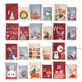 MU Count Down Christmas Poly Drawstring Bag Festival Pouch Bag Thank You Drawstring Bag Gift Full Print Drawstring Storage Bag MegaBDM