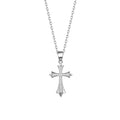 Wholesale Pendant Silver Cross Necklace Simple Style Moissanite 925 for Women Jewelry
